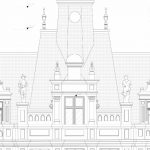 plans 2D d'une église patrimoine